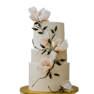 Tort de nunta cu magnolii